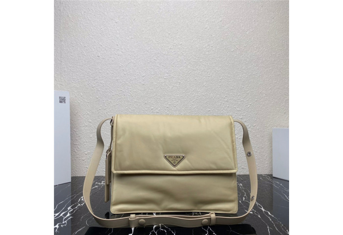 Pra*a medium padded nylon shoulder bag
