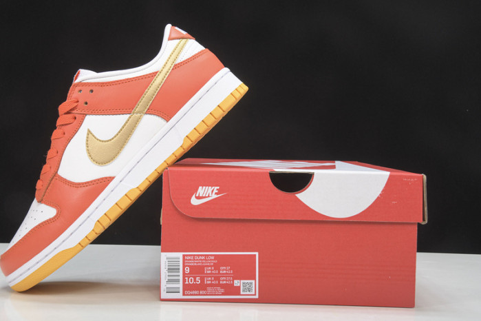 nike dunk low G01den orange dq4690-800