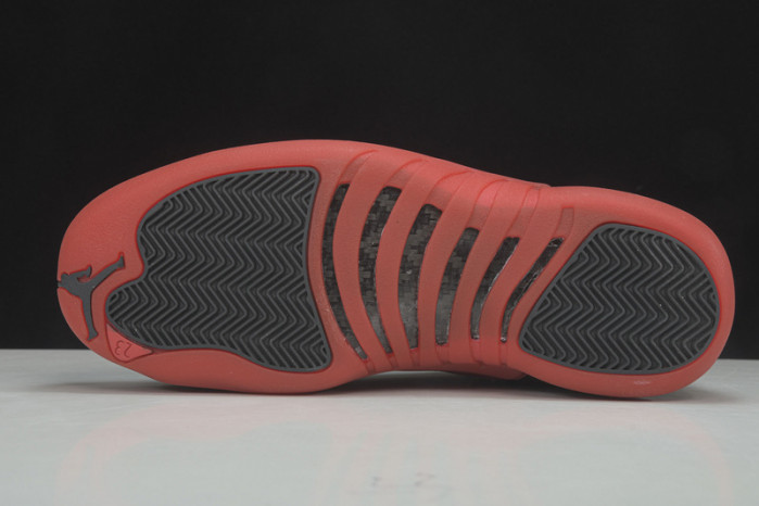 AIR JORDAN 12 “FLU GAME” Black/Varsity Red mens 130690-002