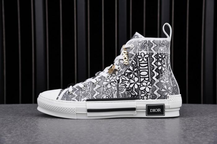 DR B23 OBLIQUE HIGH TOP SNEAKER