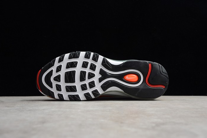 Nike womens Air Max 97 white-orange flower 921733-101