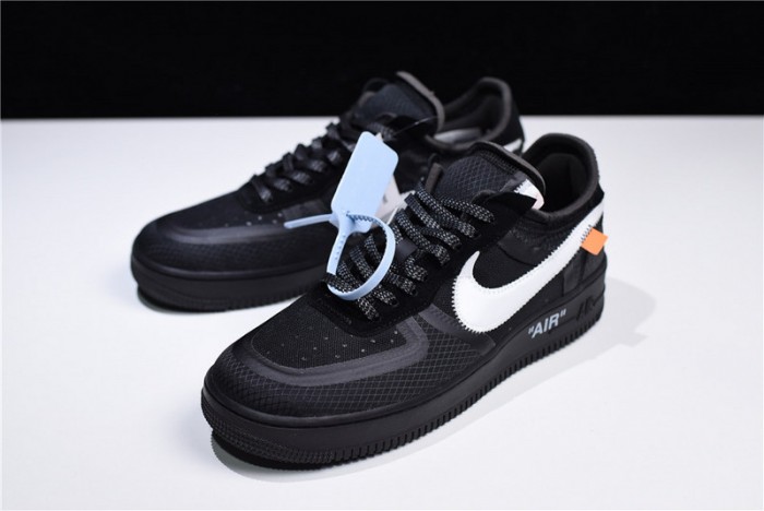 OW Nike Air Force 1 Black AO4606-001