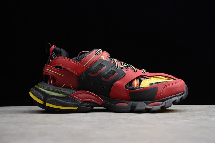 BL SNEAKER TESS.S.GOMMA BLACK RED 542023 W1GB9