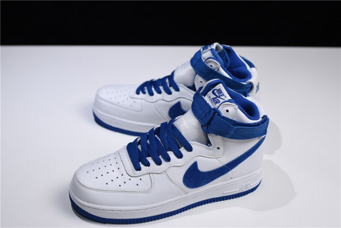 Nike Air Force 1 High retro "Summit-White/Game-Royal" 743546-103