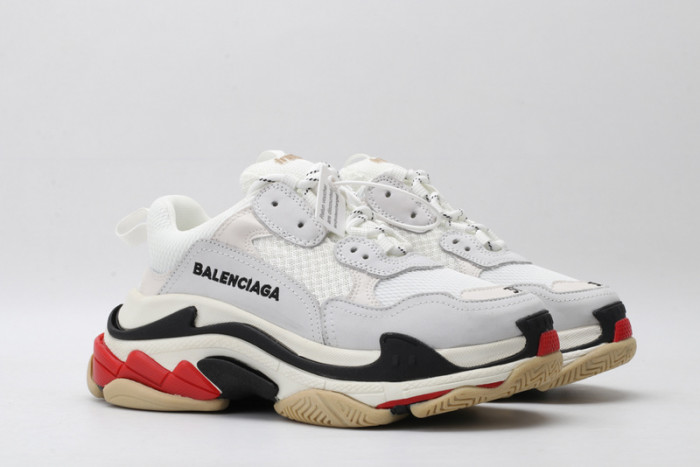 BL 17Fw Triple S Black Pink Women Sneaker 483523-W06E3-8080