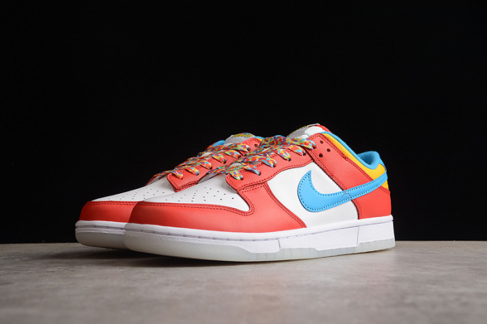 Nike LEBRON JAMES X FRUITY PEBBLES X DUNK LOW DH8009-600