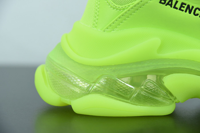 BL TRIPLE S TRAINERS CLEAR SOLE FLLO YELLOW 541624 W09O1 9002