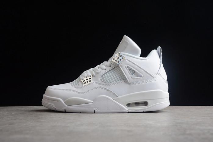 Air Jordan 4 Retro “Pure Money” white mens 308497-100