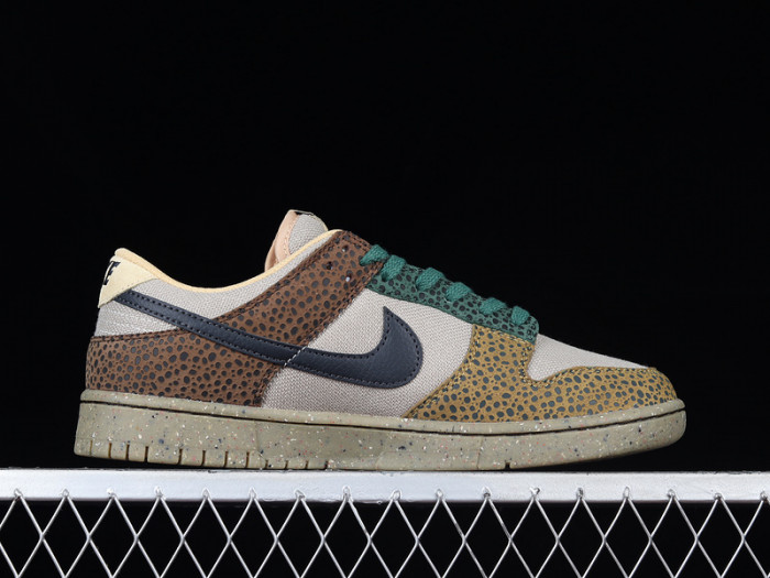 nike dunk low safari G01den moss dx2654-200