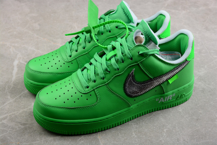 NIKE OW X AIR FORCE 1 LOW “LIGHT GREEN SPARK” DX1419-300
