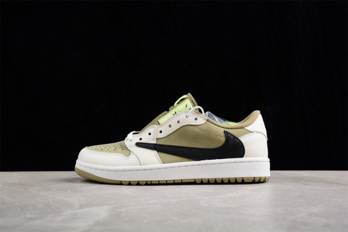 Jordan 1 Retro Low Golf Travis Scott Neutral Olive FZ3124-200