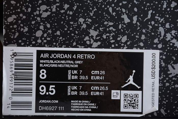 Air Jordan 4 "Military Black" DH6927-111