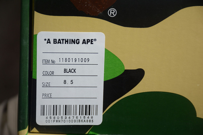 A BATHING APE BAPE STA LOW 1180191009