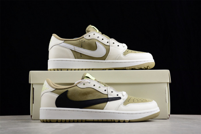 Jordan 1 Retro Low Golf Travis Scott Neutral Olive FZ3124-200