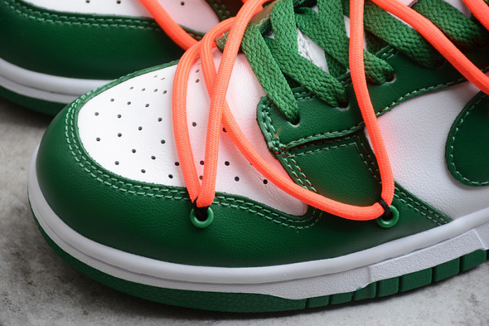 OW Nike Dunk Low Pine Green CT0856-100