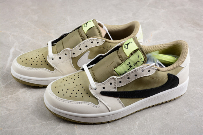 Jordan 1 Retro Low Golf Travis Scott Neutral Olive FZ3124-200