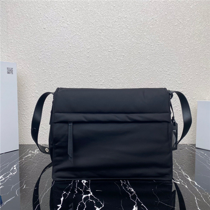 Pra*a medium padded nylon shoulder bag