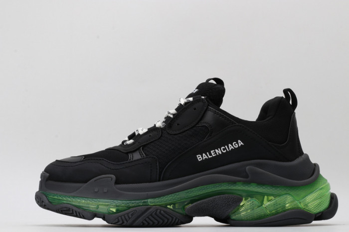 BL TRIPLE S TRAINERS CLEAR SOLE BLUE ADN RED 541624 W09O1 3861