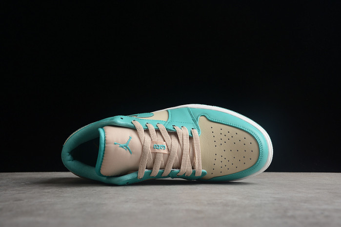 WMNS AIR JORDAN 1 LOW ''TROPICAL TEAL SANDY BEIGE'' DC0774-131