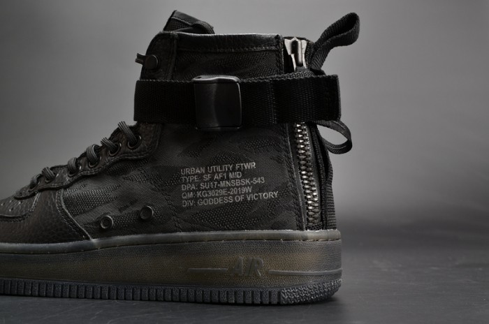 Nike Air Force 1 Mid “Tiger Camo” black mens AA7345-001